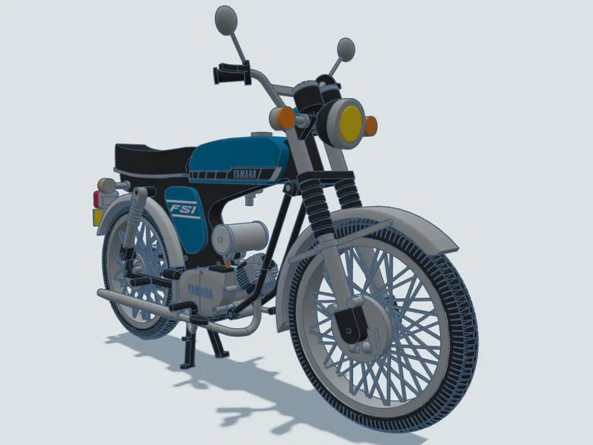 Mô hình Yamaha FS1 (mod 378) 1973 - 1979 tỉ lệ 1:8 - Image 20