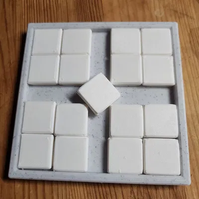 Câu đố xếp 17 ô vuông