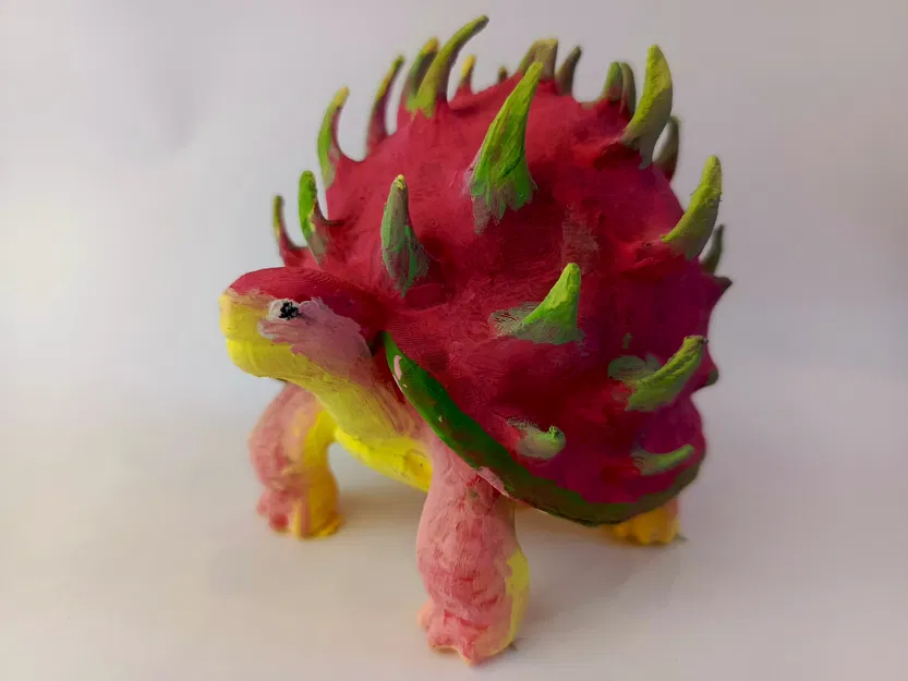 Mô Hình 3D Torrtuginni Dragonfrutinni Tạo Bởi AI - Image 1