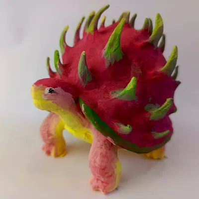 Mô Hình 3D Torrtuginni Dragonfrutinni Tạo Bởi AI