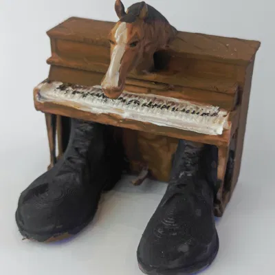 Mô Hình 3D Ecco Cavallo Virtuoso Tạo Bởi AI