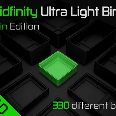 Hộp Siêu Nhẹ Gridfinity - Phiên bản Trơn