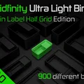 Khay Siêu Nhẹ Gridfinity - Phiên Bản Nhãn Trơn Nửa Lưới - Thumbnail 1