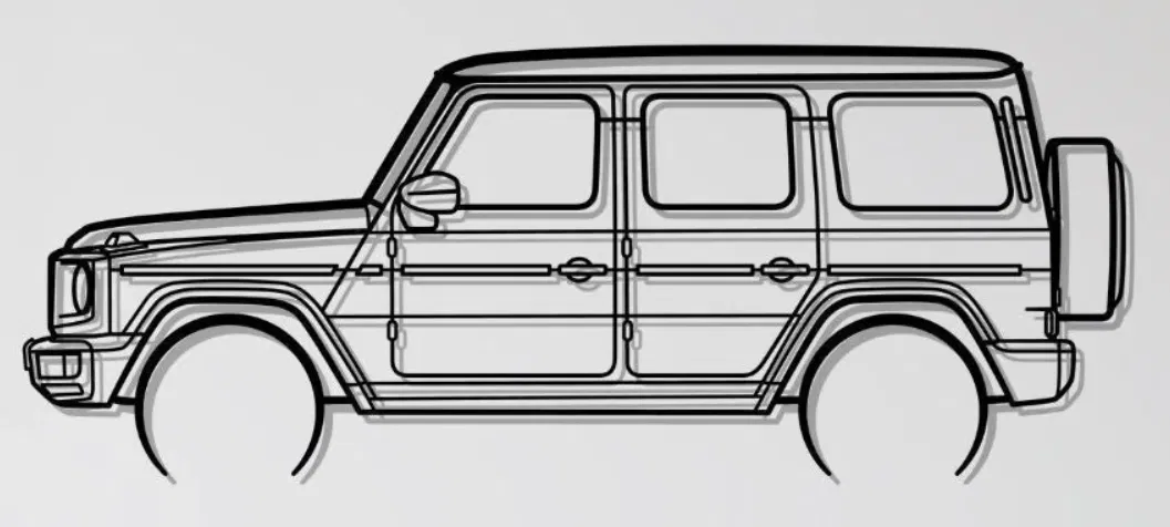 Tranh Treo Tường AMG G 63 phiên bản Silhouette - Image 1