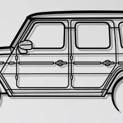 Tranh Treo Tường AMG G 63 phiên bản Silhouette