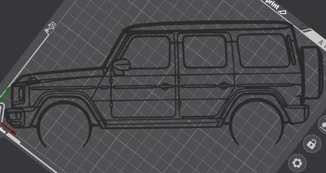 Tranh Treo Tường AMG G 63 phiên bản Silhouette - Image 2