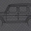 Tranh Treo Tường AMG G 63 phiên bản Silhouette - Thumbnail 2
