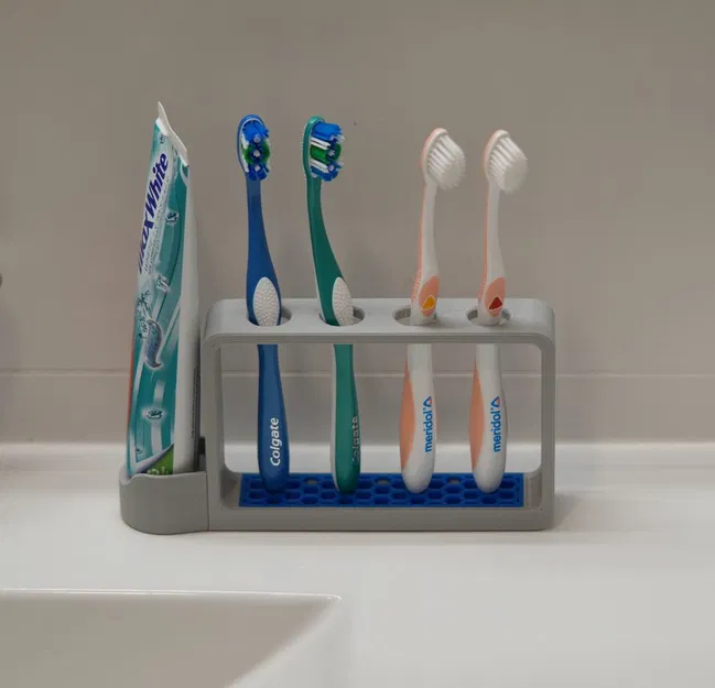 Giá Đỡ Bàn Chải Đánh Răng V2 - Cho 2, 3 và 4 Bàn Chải - Image 2