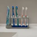 Giá Đỡ Bàn Chải Đánh Răng V2 - Cho 2, 3 và 4 Bàn Chải - Thumbnail 2
