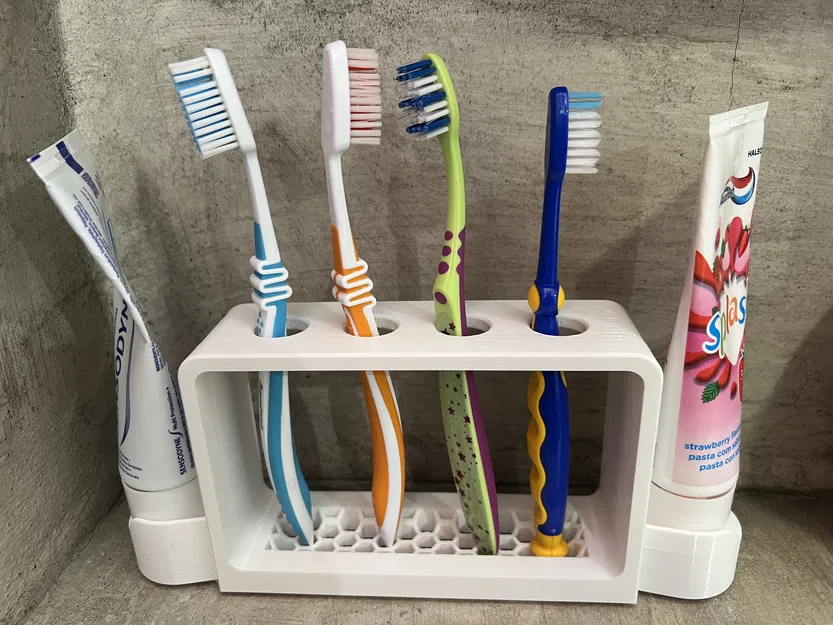 Hộp đựng bàn chải đánh răng V2 - Cho 4 và 2 bàn chải - Bản phối lại JLS - Image 1