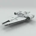 STARWARS - Tàu Trở Về Từ Trận Chiến (Chỉ Đen & Trắng) - Thumbnail 1