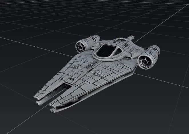 STARWARS - Tàu Trở Về Từ Trận Chiến (Chỉ Đen & Trắng) - Image 2
