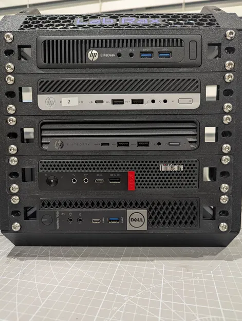 Giá đỡ Rack 10 inch cho PC TinyMiniMicro - Image 1