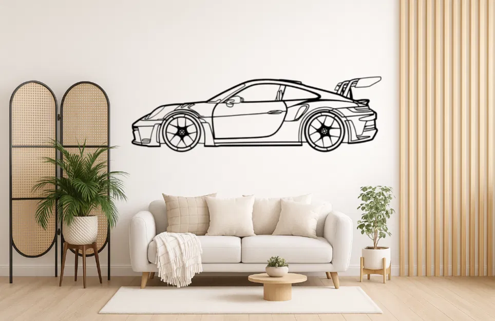 Tranh Tường 3D WallArt Porsche GT3 RS - Image 1
