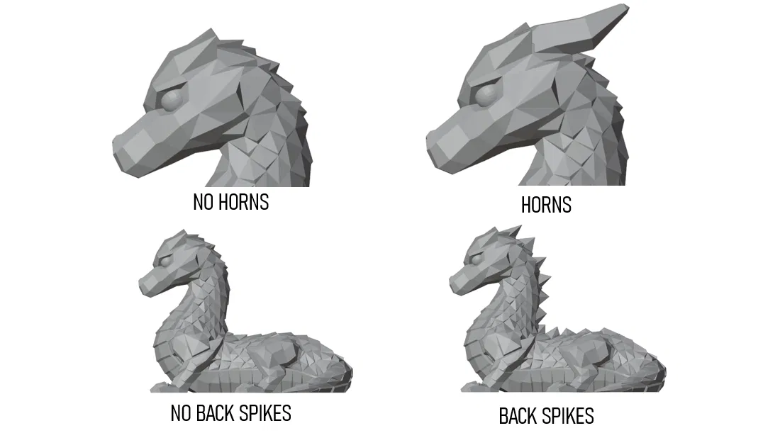 Rồng Module Low Poly (>240 Tổ Hợp) - Image 7