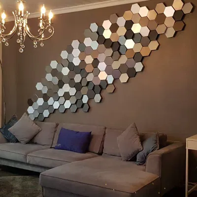 NORM - Tấm ốp tường dạng module hình lục giác