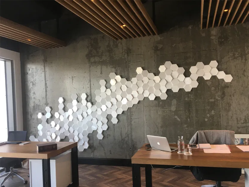NORM - Tấm ốp tường dạng module hình lục giác - Image 3