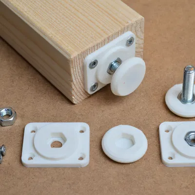 Chân cân chỉnh đồ nội thất bắt vít M8