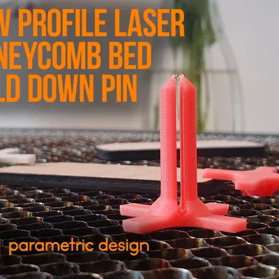Chốt Ghim Giữ Vật Liệu Profile Thấp Cho Bàn Laser Tổ Ong