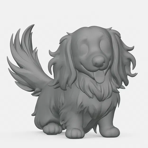 Mô hình Chó Lạp Xưởng Lông Dài - Image 1