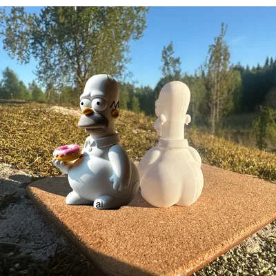 Mô hình Homer Simpson Dumpy DeskBuddy để bàn