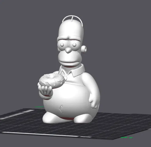 Mô hình Homer Simpson Dumpy DeskBuddy để bàn - Image 2