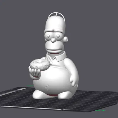 Mô hình Homer Simpson Dumpy DeskBuddy để bàn