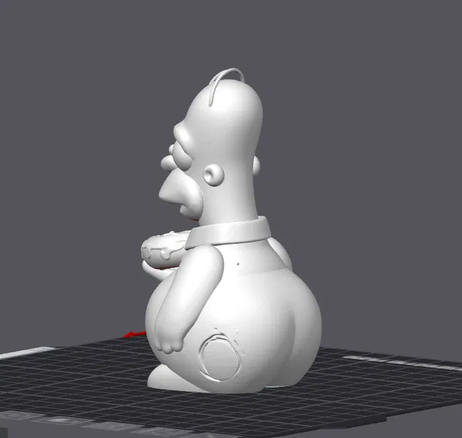 Mô hình Homer Simpson Dumpy DeskBuddy để bàn - Image 3