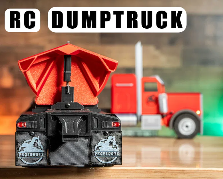 Rơ-moóc Xe ben điều khiển từ xa tự làm - Image 1