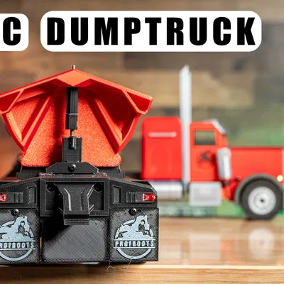 Rơ-moóc Xe ben điều khiển từ xa tự làm