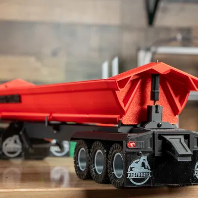 Rơ-moóc Xe ben điều khiển từ xa tự làm