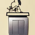 Trang Trí Công Tắc Đèn / Ổ Cắm Hình Snoopy - Mẫu In 3D 14 - Thumbnail 2