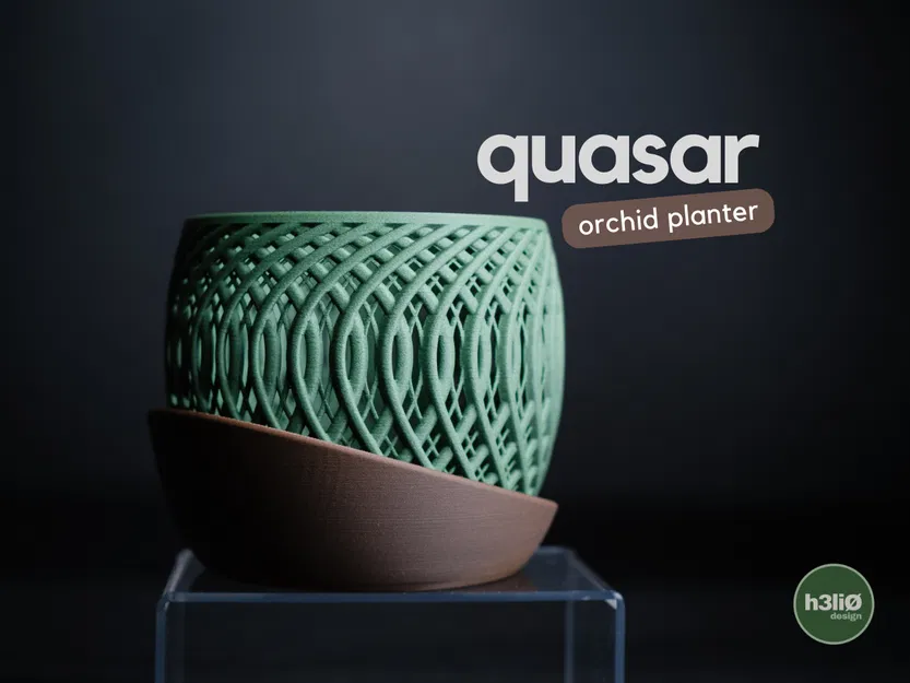 Chậu lan Quasar · Thiết kế tối giản hiện đại - Image 1