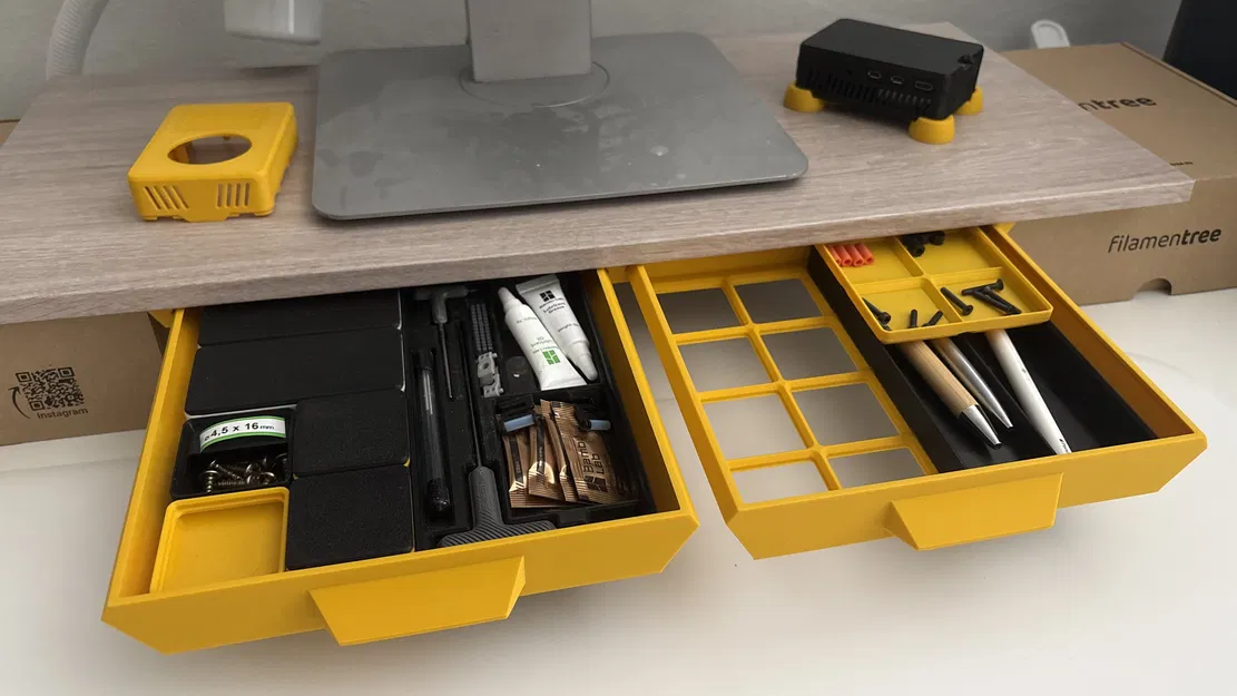 Ngăn Kéo Dưới Bàn - Gridfinity - Image 3