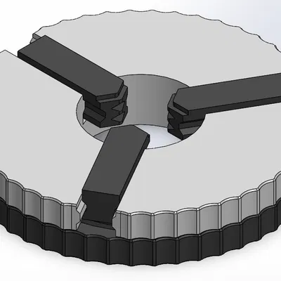 Kìm Kẹp Vệ Sinh Đồng Xu Theo Kiểu Mâm Cặp Ba Chấu