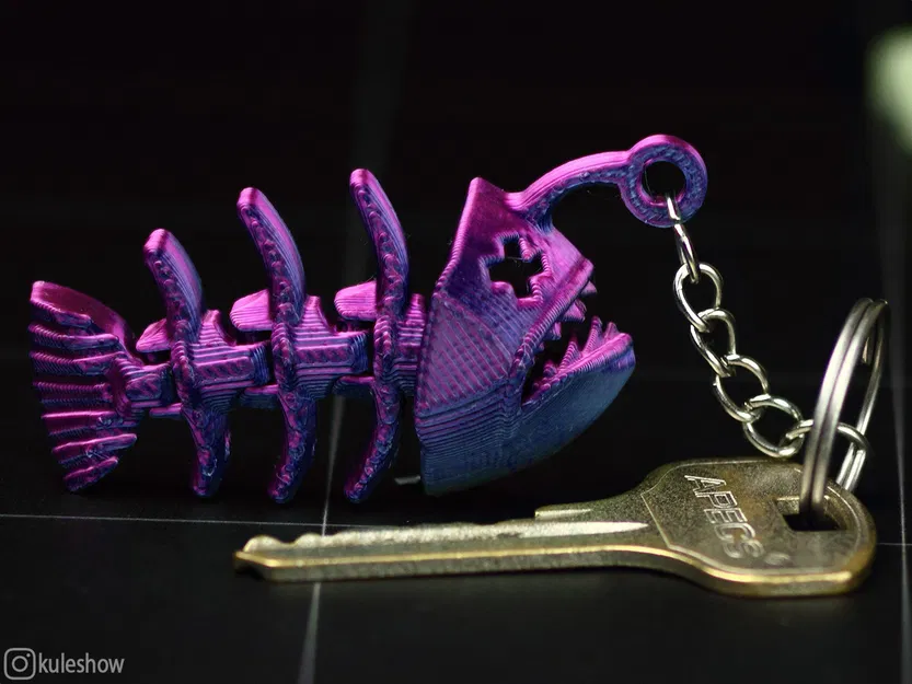 Móc Khóa Xương Cá Angler Linh Hoạt - Image 1