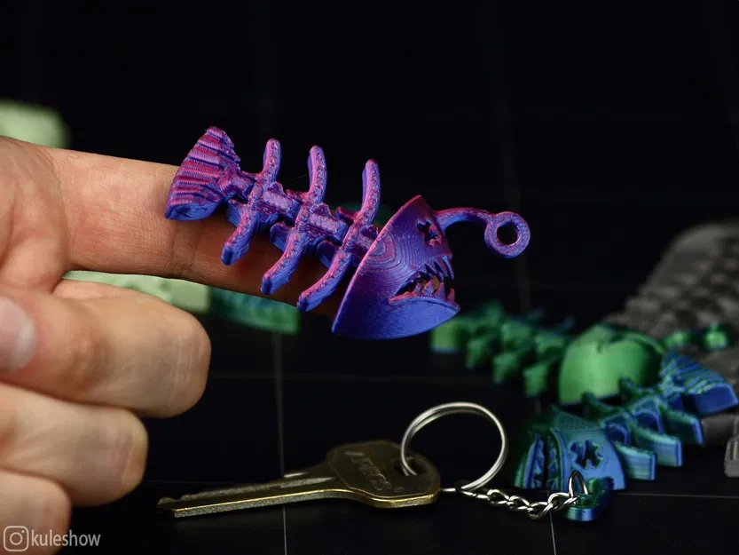 Móc Khóa Xương Cá Angler Linh Hoạt - Image 2