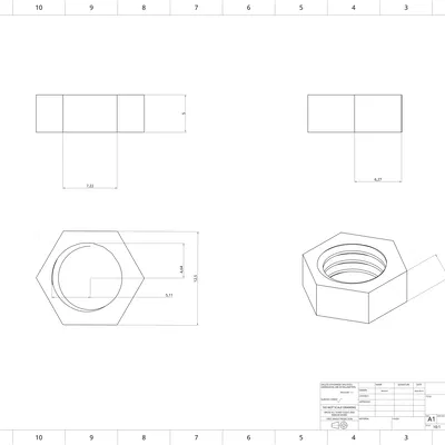 Bộ Vít & Ê-cu M5 & M10 (In 3D, Ren ISO)