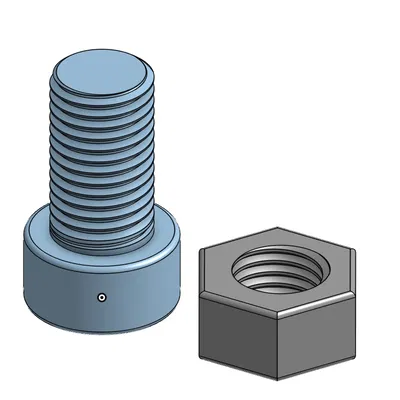 Vít và Đai ốc M20-1 Ren Mịn