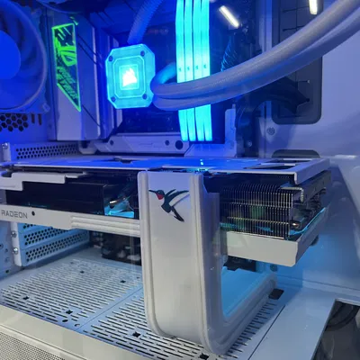 Bộ dẫn dây nguồn GPU kèm Đế đỡ GPU