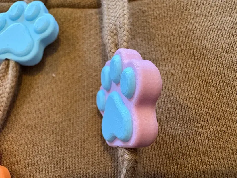 Hạt Dây Rút Áo Hoodie Hình Bàn Chân Thú Cưng - Image 2