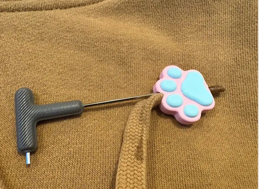 Hạt Dây Rút Áo Hoodie Hình Bàn Chân Thú Cưng - Image 3