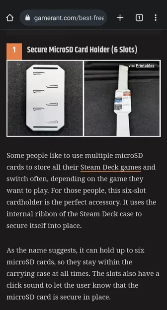 Hộp Đựng Thẻ MicroSD An Toàn Cho Steam Deck (6 Khe) - Image 3