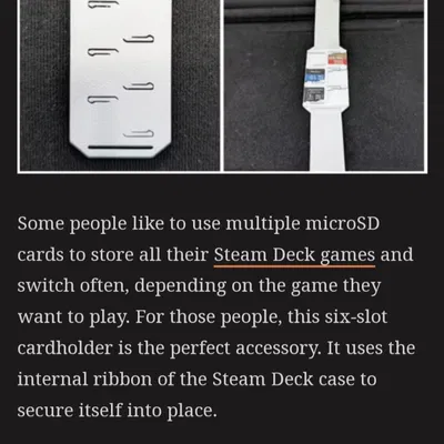 Hộp Đựng Thẻ MicroSD An Toàn Cho Steam Deck (6 Khe)
