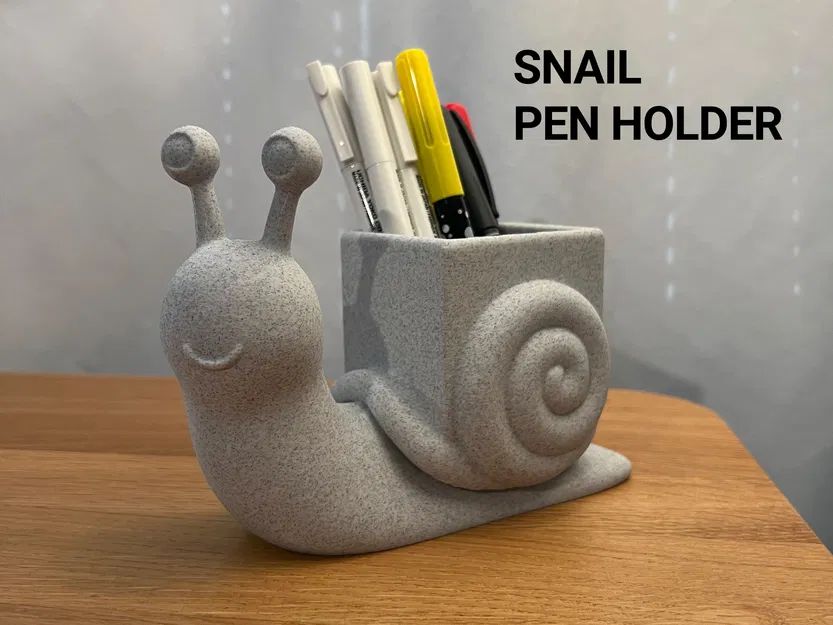 Chân Cắm Bút Hình Ốc Sên Đáng Yêu - Image 1