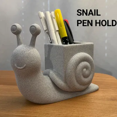 Chân Cắm Bút Hình Ốc Sên Đáng Yêu