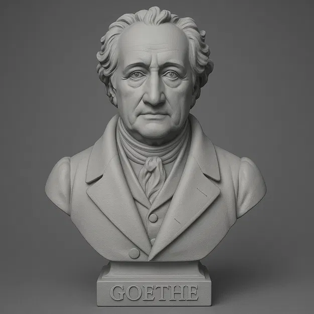 Tượng bán thân Wolfgang von Goethe - Image 1