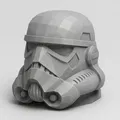 Mũ Stormtrooper Low Poly - Thumbnail 1