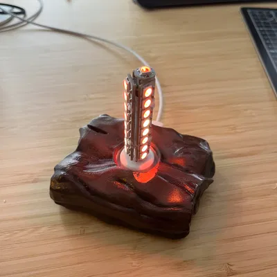 Mô Hình Đèn LED Calcifer