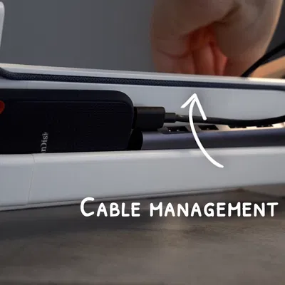 CHÂN ĐẾ LAPTOP (Có Quản lý Dây Cáp)